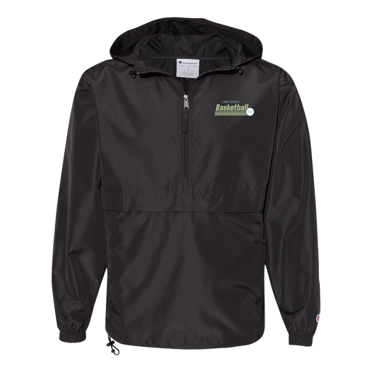 lake-effect-legends-retro-stripes-champion-unisex-packable-anorak-jacket — Black — Front — source sha256 cbd9936e2c76e9d4443b6c237700eecf3f388484e1701c979a754e3ce8306db2 — Color position 1