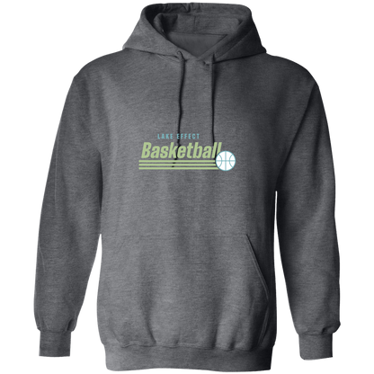 lake-effect-legends-retro-stripes-gildan-pullover-hoodie — Dark Heather — Front — source sha256 cda7108aa981bb7a6701089edd665443914af02db3c15cbd65800488ed1ac611 — Color position 6