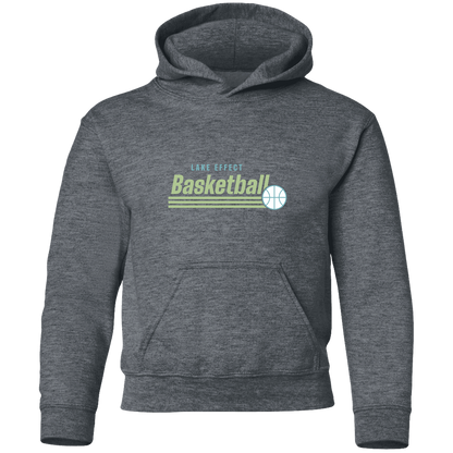 lake-effect-legends-retro-stripes-gildan-youth-pullover-hoodie — Dark Heather — Front — source sha256 e28f086b73523efa9618275c4e7e2697e0d775bd70df15fbe7ceda7082e70c09 — Color position 4