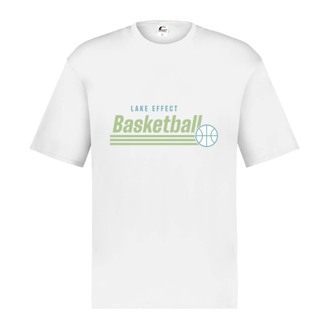 lake-effect-legends-retro-stripes-c2-mens-performance-short-sleeve-tee — White — Front — source sha256 f087e5489baff2ac6d3a04b82a328cfa330381046ac9eb7c4ca498db51919262 — Color position 4