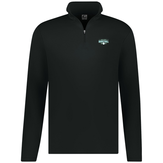 lake-effect-legends-vintage-hardwood-c2-mens-1-4-zip-pullover — Black — Front — source sha256 823057761f4a264ddb018a11f72bc9c5ef0b59955703dfb529ebf65c1ff7c749 — Color position 1