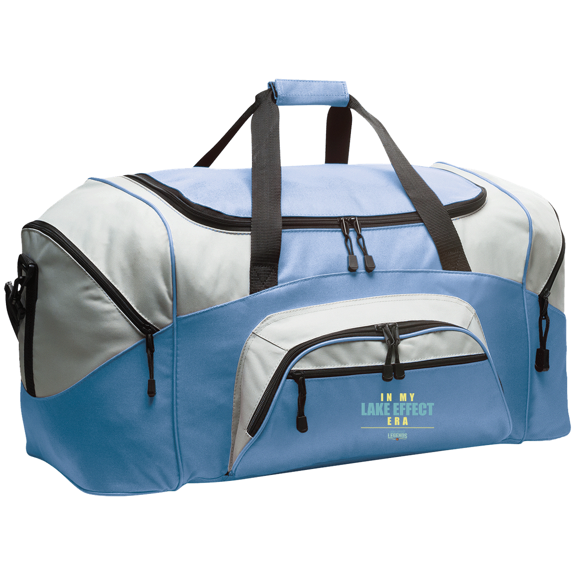 lake-effect-legends-legend-era-port-company-sport-duffel Carolina Blue/Gray