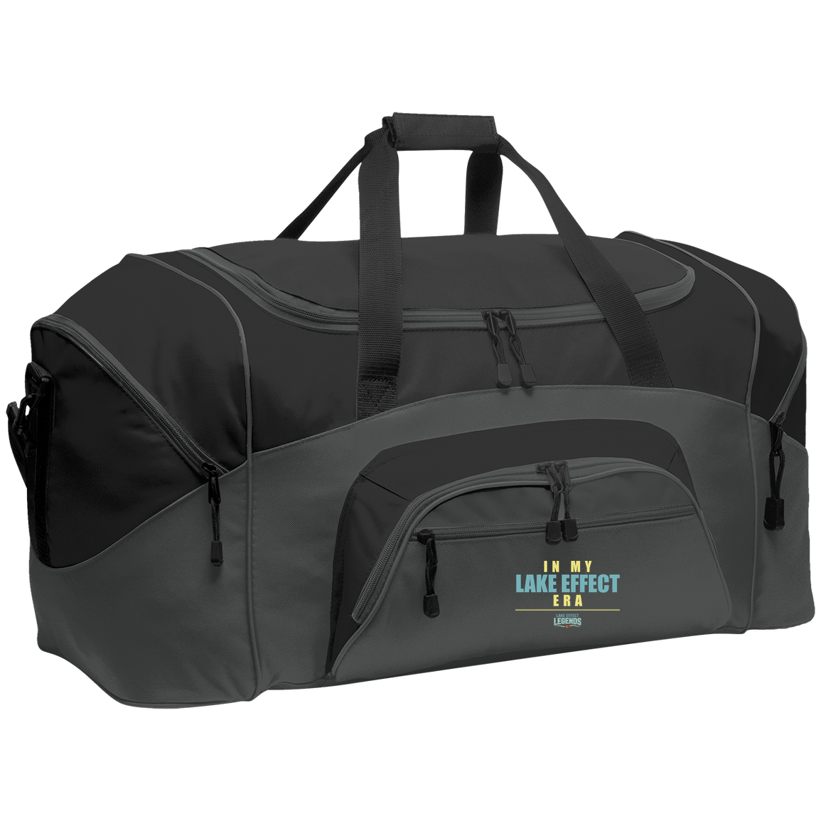 lake-effect-legends-legend-era-port-company-sport-duffel Dark Charcoal/Black