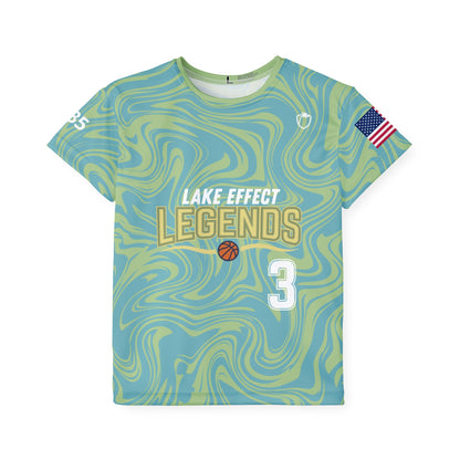 Lake Effect Legends Marble Kids Sports Jersey — front