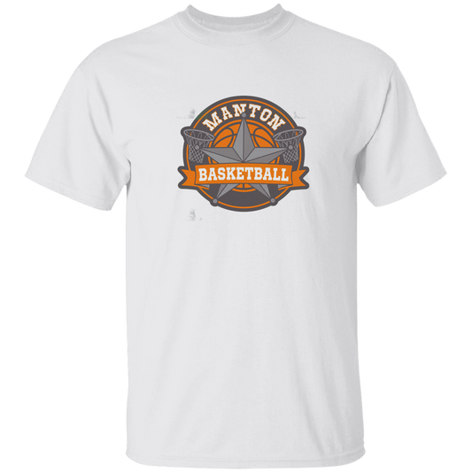 manton-bold-mascot-gildan-5-3-oz-t-shirt — White — Front — source sha256 c204ce19c61a910f7a09dcf972a83389e373447989fd4880aed631ea37c7a7ba — Color position 1
