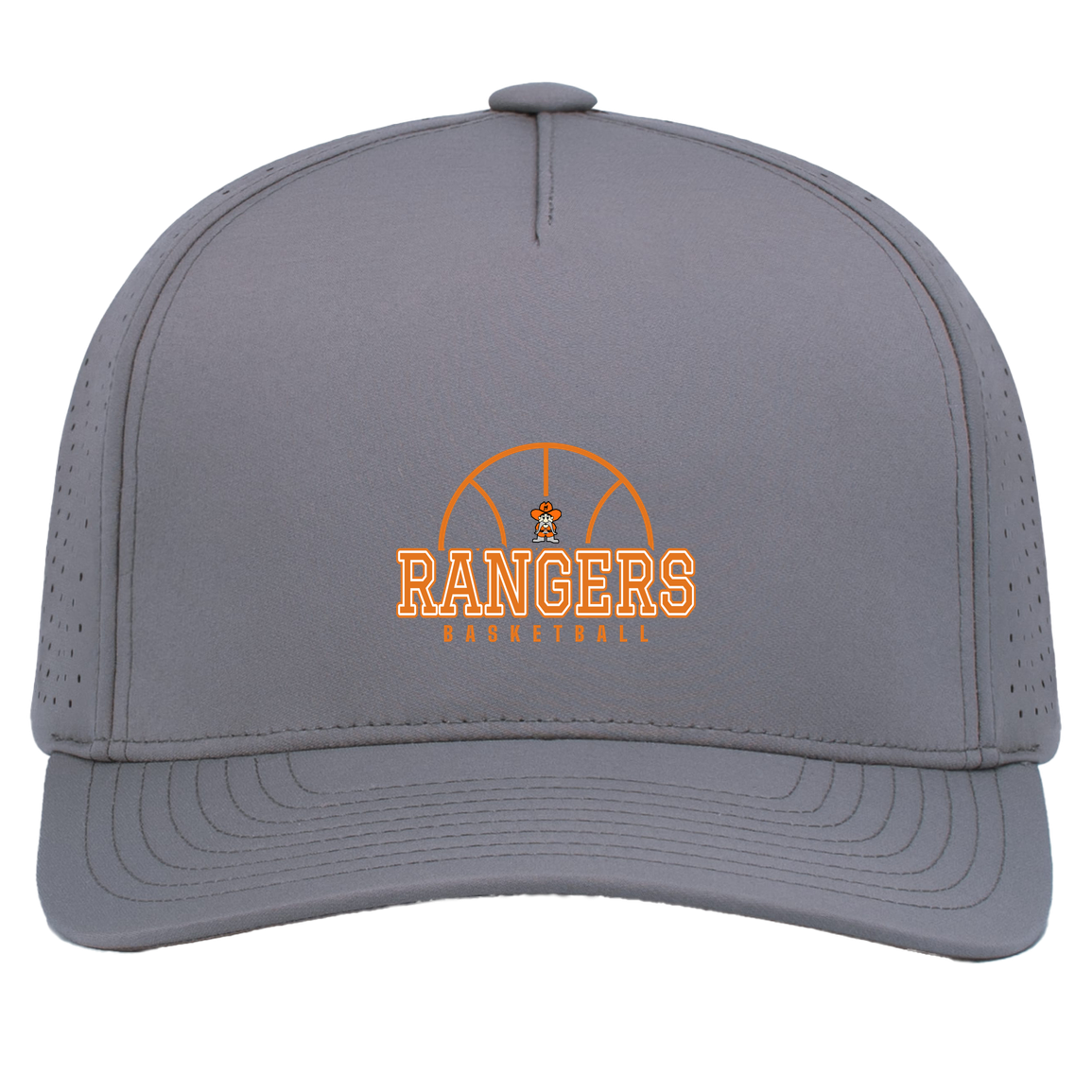 manton-elementary-ball-dome-pacific-headwear-weekender-perforated-snapback-cap — Graphite — Front — source sha256 02106a8268a620b4c5e9b4899aae660a3fc18d3334cef743b1f340e251cc8076 — Color position 4