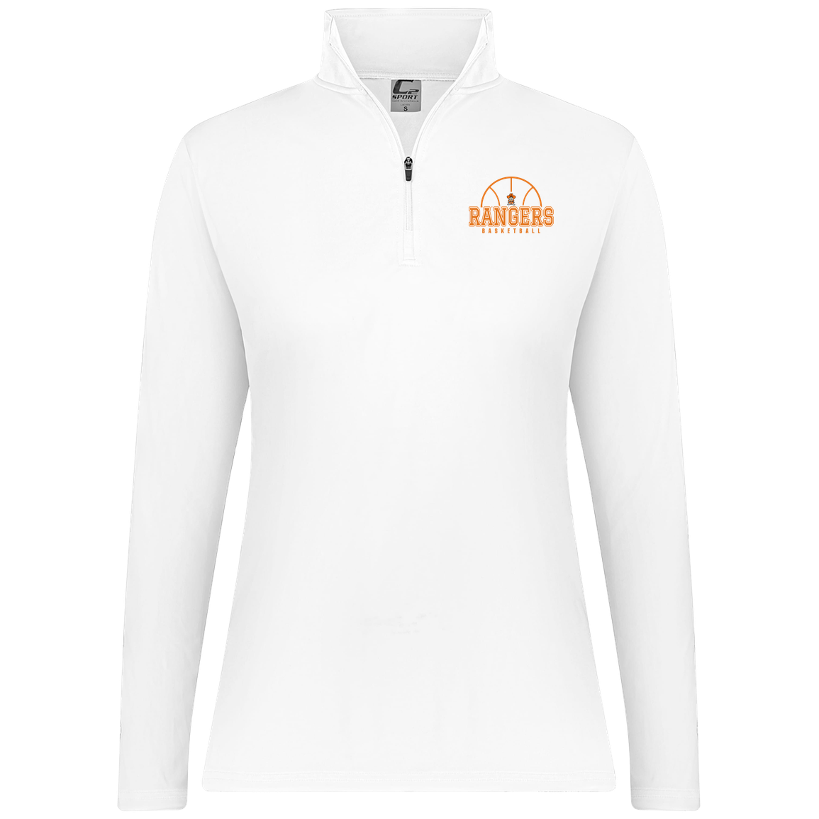 manton-elementary-ball-dome-c2-womens-1-4-zip-pullover — White — Front — source sha256 0240cd6b6e02254e337e12c6275929bd49fa20bad48ee825b23926b21435b1e4 — Color position 3