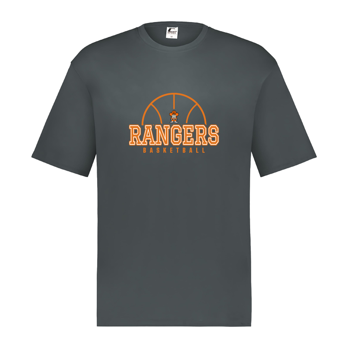 manton-elementary-ball-dome-c2-kids-performance-short-sleeve-tee — Graphite — Front — source sha256 07e220aefbd895ed8b2a7556a6e58f1eb09b4d4603f1b884cb37a6bbd817f009 — Color position 4