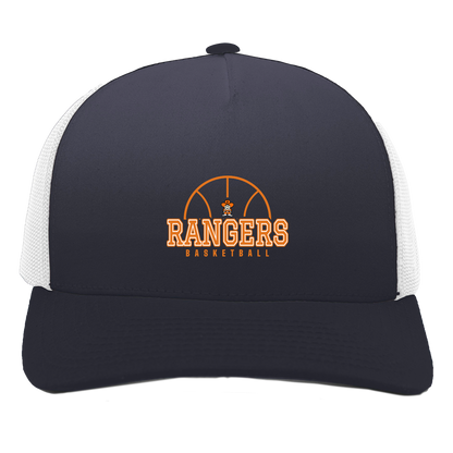 manton-elementary-ball-dome-pacific-headwear-5-panel-trucker-snapback-cap — Navy/White — Front — source sha256 0b5d7704aaf0c51bdfd55b7540610d1a75ef3928823e68cf19cc32cefe55be78 — Color position 1