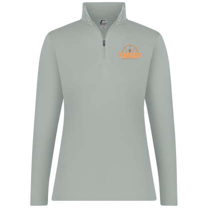 manton-elementary-ball-dome-c2-womens-1-4-zip-pullover — Silver — Front — source sha256 0ccfc66f022ef80dc6c05ed8362dd09b0f5f610176ca7feaf3b9c27eab63f4d6 — Color position 2