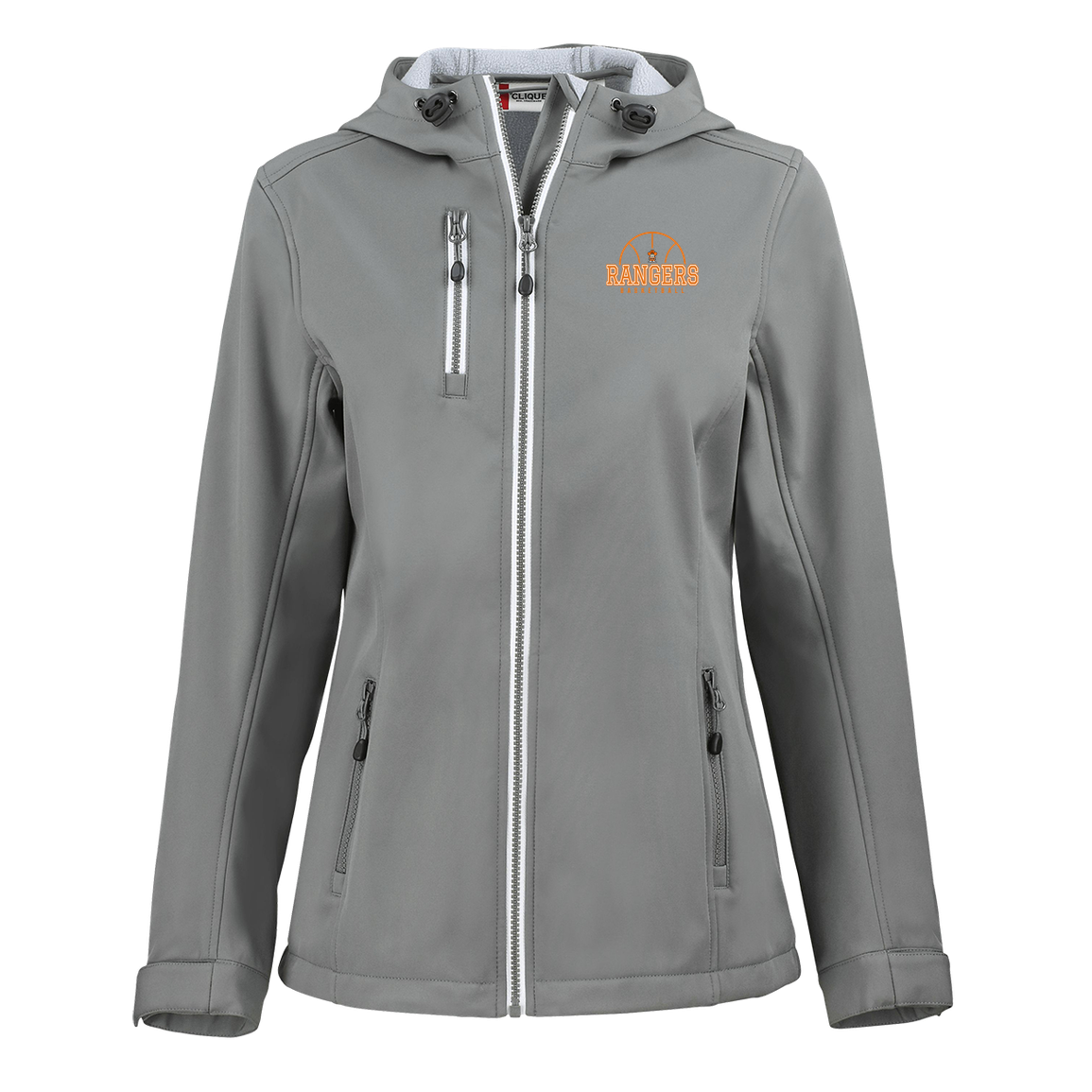 manton-elementary-ball-dome-clique-womens-eco-stretch-softshell-jacket — Slate — Front — source sha256 27e61f8743eea37d61b7eb8a19b691a57c95629836f11d8b35a069a16e06c758 — Color position 2