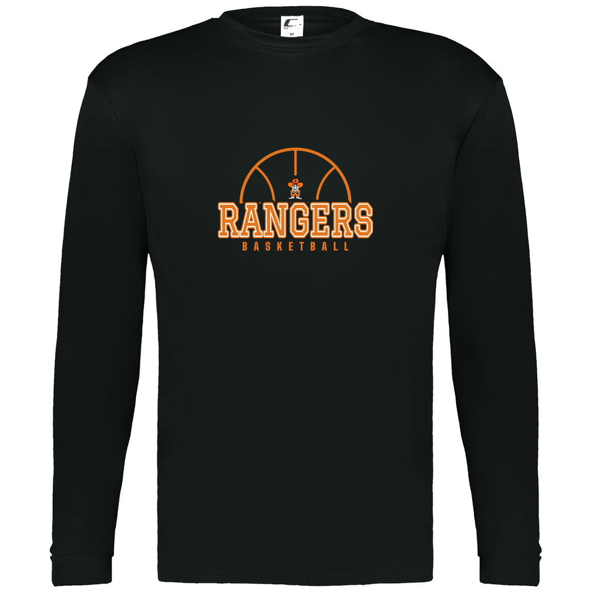 manton-elementary-ball-dome-c2-mens-performance-long-sleeve-tee — Black — Front — source sha256 31bea5a0b5641df63764c2df19564130370f6426dcc17cf0047dcf04a8a49c8f — Color position 1
