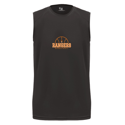 manton-elementary-ball-dome-badger-b-core-sleeveless-performance-tee — Black — Front — source sha256 4b9ae6892d94419e65e6801d302646cee58517400addf74e5788fcbb35abe0d9 — Color position 1