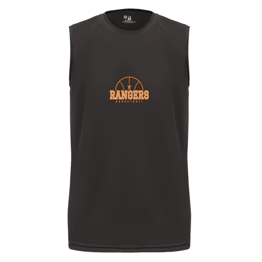 manton-elementary-ball-dome-badger-b-core-sleeveless-performance-tee — Black — Front — source sha256 4b9ae6892d94419e65e6801d302646cee58517400addf74e5788fcbb35abe0d9 — Color position 1