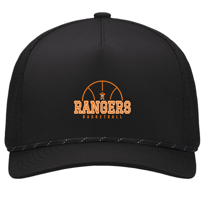 manton-elementary-ball-dome-pacific-headwear-weekender-perforated-snapback-cap — Black/Black — Front — source sha256 66dfba849ef878a4f2af236c0f6479d41b075cb7250c47eb571cb3c02bbfd09a — Color position 1