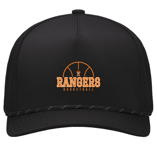 manton-elementary-ball-dome-pacific-headwear-weekender-perforated-snapback-cap — Black/Black — Front — source sha256 66dfba849ef878a4f2af236c0f6479d41b075cb7250c47eb571cb3c02bbfd09a — Color position 1
