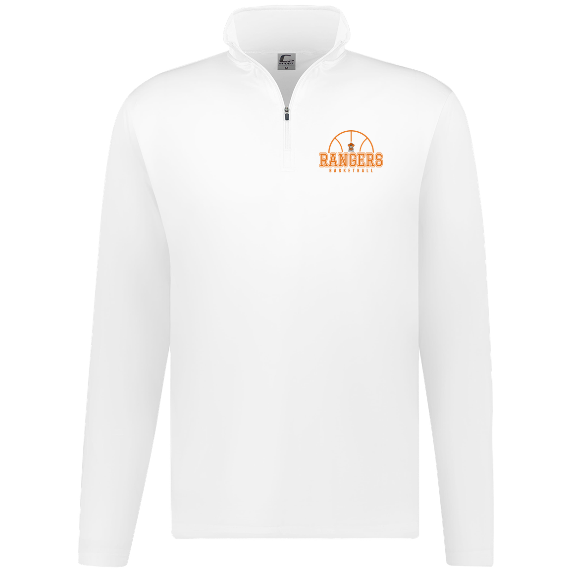 manton-elementary-ball-dome-c2-kids-1-4-zip-pullover — White — Front — source sha256 7f6773da198746a83d8d00371aa943a5ad58068aabbc16c879072a8335dcc2d2 — Color position 1