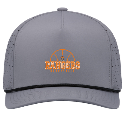 manton-elementary-ball-dome-pacific-headwear-weekender-perforated-snapback-cap — Graphite/Black — Front — source sha256 850df1390642f45a0bfcee49fab04ef774e6a7102cba35769f46fa47040bdca4 — Color position 3