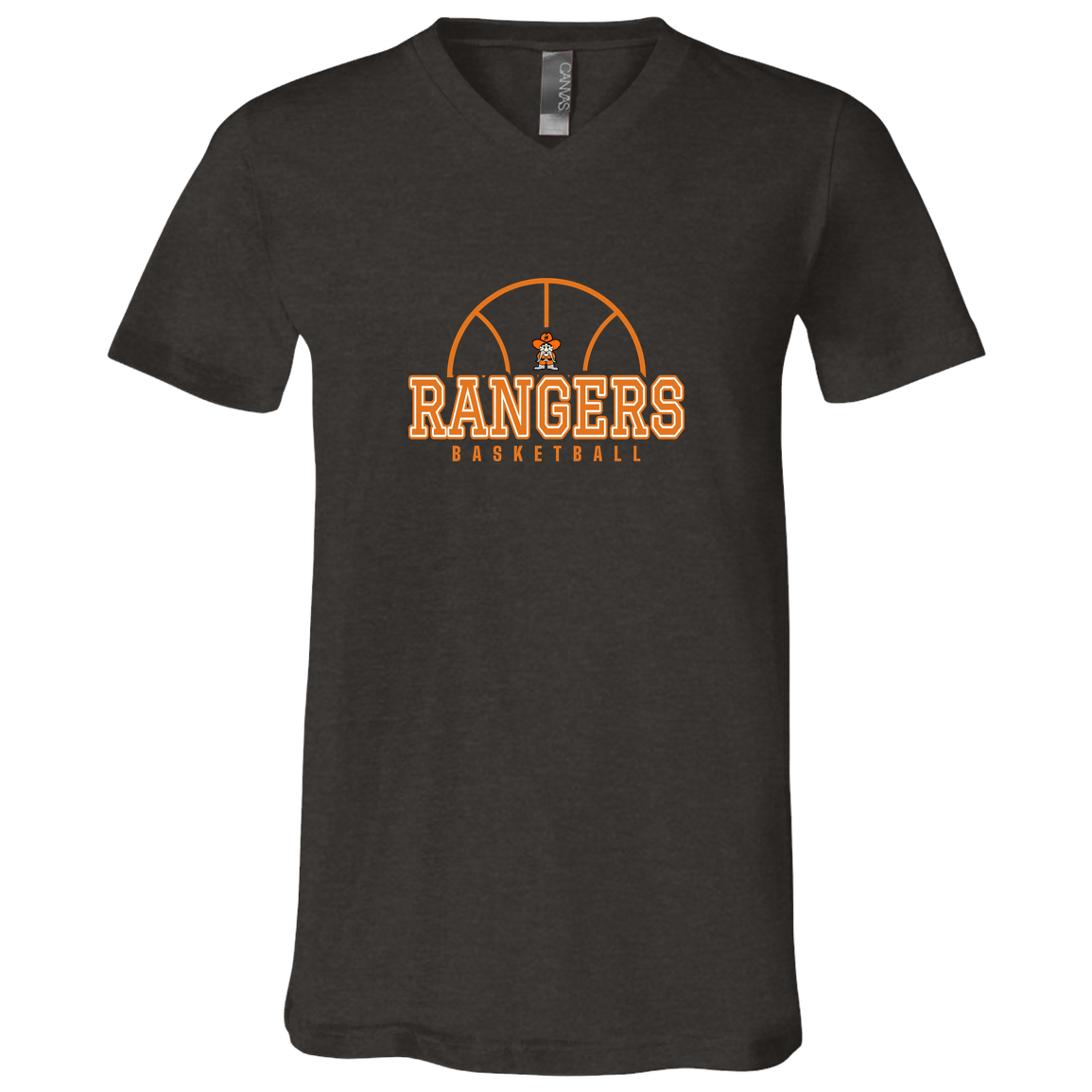 manton-elementary-ball-dome-bella-canvas-unisex-jersey-ss-v-neck-t-shirt — Dark Grey Heather — Front — source sha256 a2d1f4f6fa13b6d053c7cd8fc1bcdecf409fe2eb932716ca1347f94bcfb2859e — Color position 3
