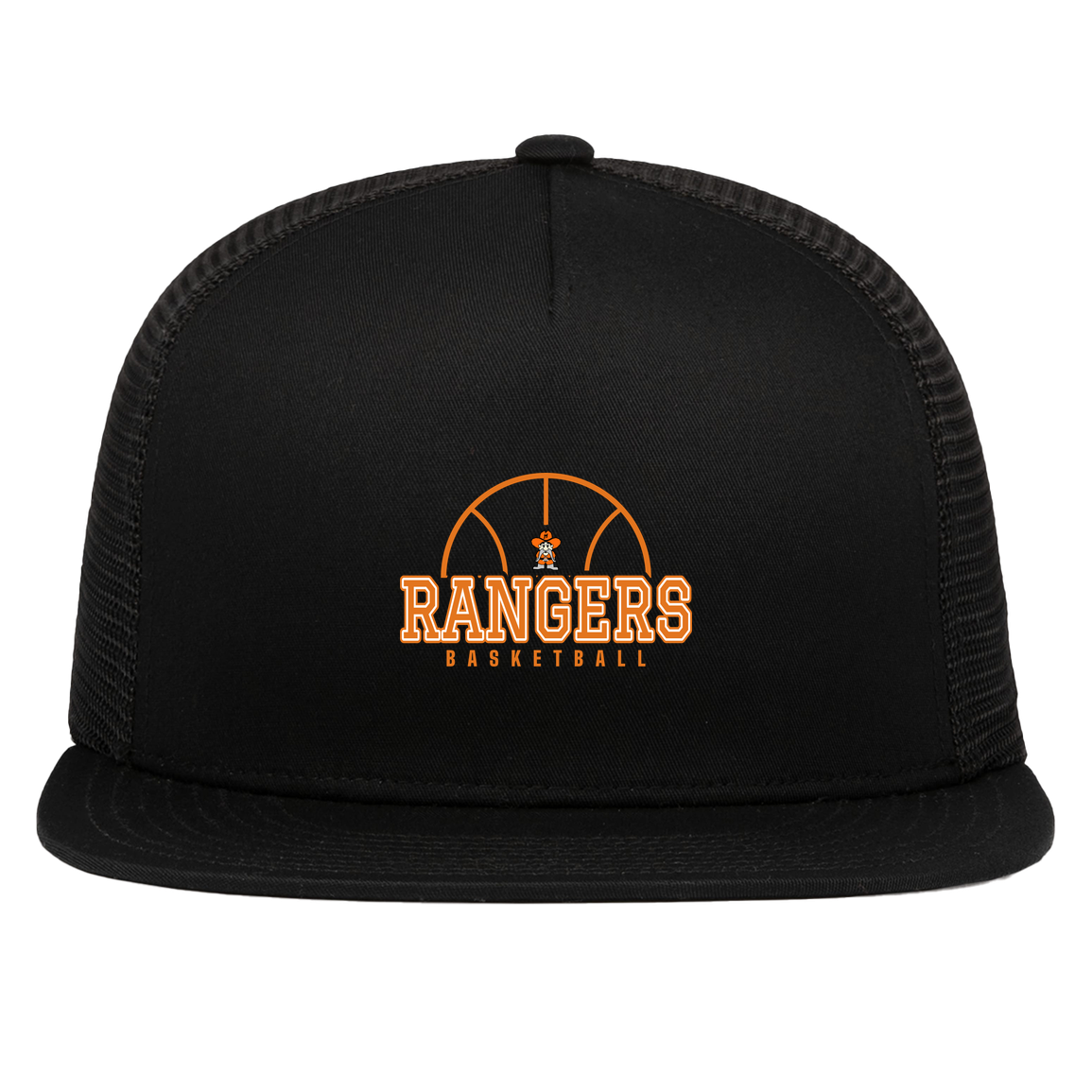 manton-elementary-ball-dome-pacific-headwear-d-series-5-panel-trucker-snapback-cap — Black — Front — source sha256 bf989d1aafe0cb9768cbfe043803a5dd54b69c9354a2305b2d2250fe80b3bc81 — Color position 1
