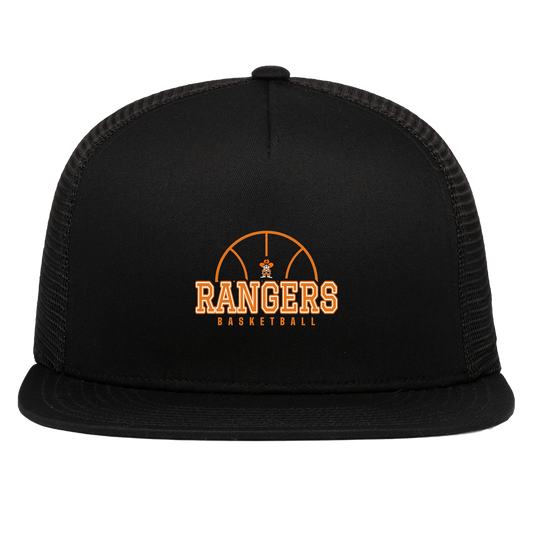 manton-elementary-ball-dome-pacific-headwear-d-series-5-panel-trucker-snapback-cap — Black — Front — source sha256 bf989d1aafe0cb9768cbfe043803a5dd54b69c9354a2305b2d2250fe80b3bc81 — Color position 1