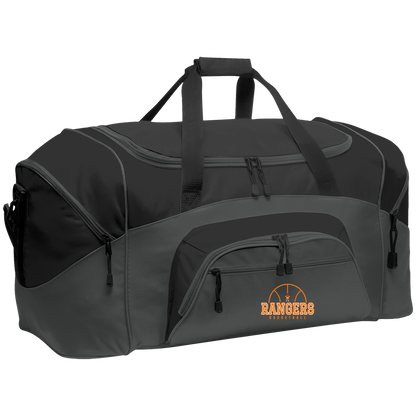 manton-elementary-ball-dome-port-company-sport-duffel — Dark Charcoal/Black — Front — source sha256 c495eabeba5a7f3dcd7f0c4a6a83264419f1a90c2037a93824476534ac53befb — Color position 2