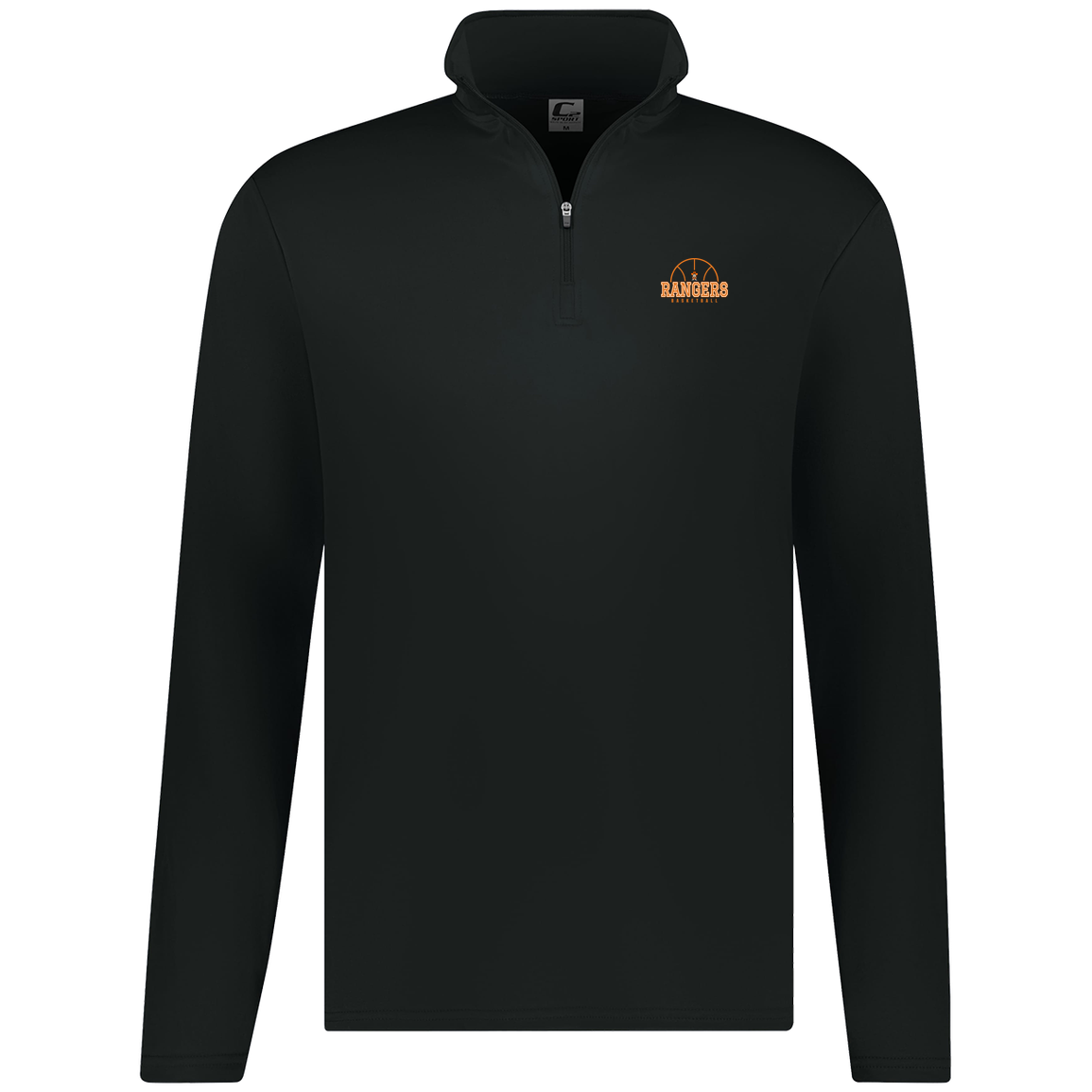 manton-elementary-ball-dome-c2-mens-1-4-zip-pullover — Black — Front — source sha256 c74ccd64485ffbd3a693e01a9eeb6eb8e4d36ee05349c3a9df5e6bc79db99f06 — Color position 1