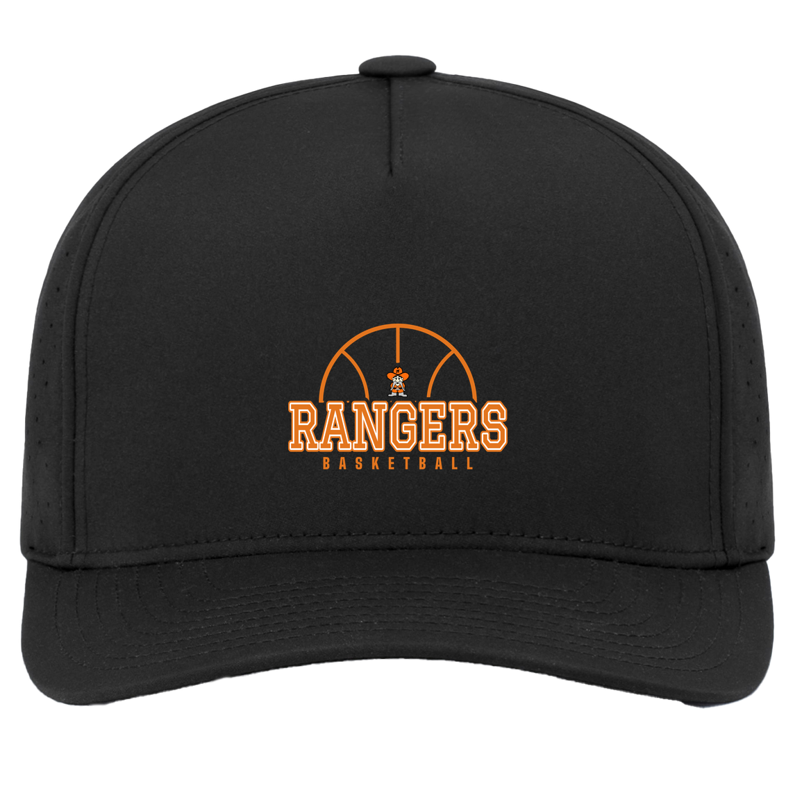 manton-elementary-ball-dome-pacific-headwear-weekender-perforated-snapback-cap — Black — Front — source sha256 eb89eda69cf33bc2272514bbd945900efc584e1525c6185f4d3b98ca58cc1507 — Color position 2