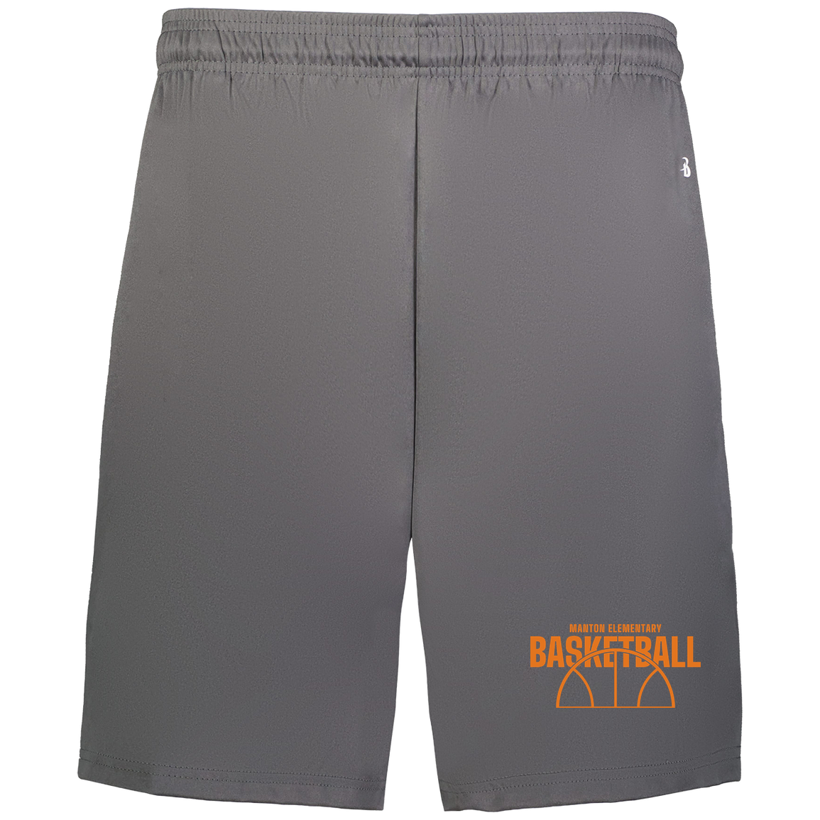 manton-hoop-horizon-badger-adult-b-core-7-inch-short-with-pockets — Graphite — Front — source sha256 1f90c92b89e6c5fe5b15f83f57624c3a43b4aa31134c8e9338455e4b36f0ec42 — Color position 2
