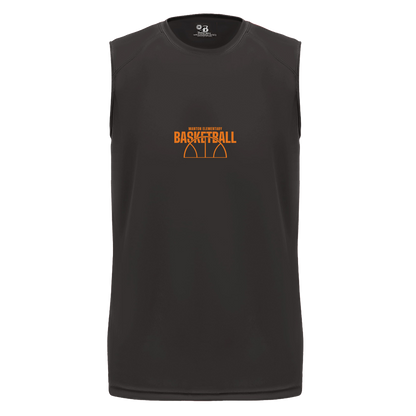 manton-hoop-horizon-badger-b-core-sleeveless-performance-tee — Black — Front — source sha256 2bbc8b354465ec5679517f99ef91cf1bdcaa1358f18dda44e41c111adc97b8b2 — Color position 1