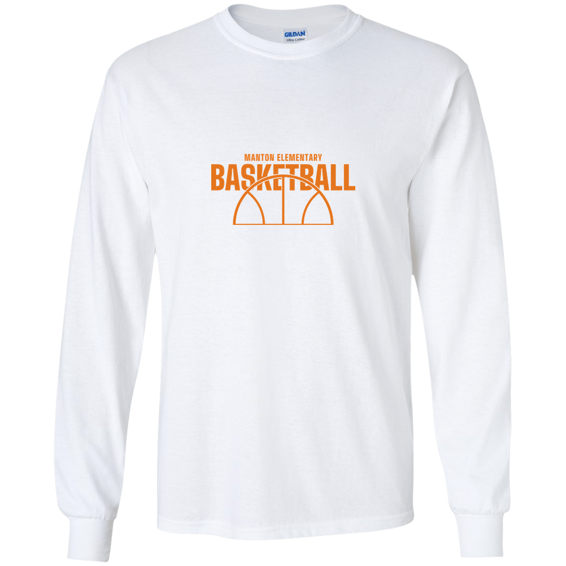 manton-hoop-horizon-gildan-youth-ls-t-shirt — White — Front — source sha256 3945ceb25b530eca1e1ba8bbb76fdae343c4cf5d7ad7cf79e8d0a2eee491c95b — Color position 2