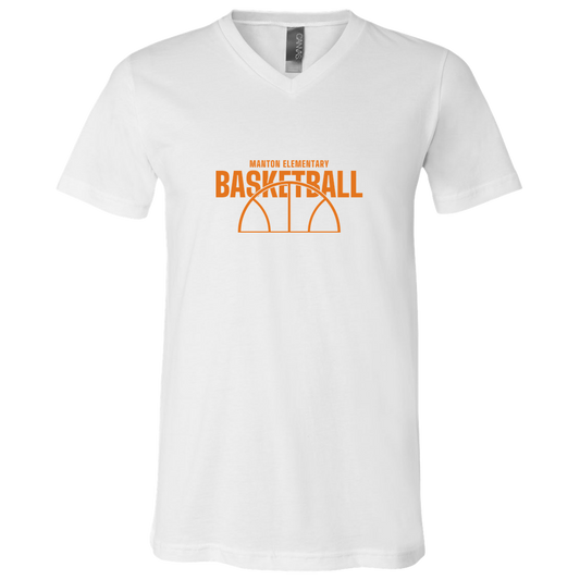 manton-hoop-horizon-bella-canvas-unisex-jersey-ss-v-neck-t-shirt — White — Front — source sha256 435c39e9b1bb991a7d5790c61f65a9230c66f10f5b263460827160de06702c6c — Color position 1
