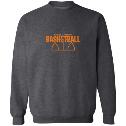 manton-hoop-horizon-gildan-crewneck-pullover-sweatshirt — Dark Heather — Front — source sha256 63b9c7bcc25de20568e9e6450bd6cead17c8c40ca234c230b155b7d4883532c3 — Color position 6