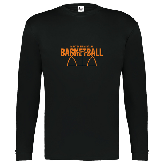 manton-hoop-horizon-c2-kids-performance-long-sleeve-tee — Black — Front — source sha256 7543b35bda05a94e48ae4a8670e754549012773624fc8bbab77f2d3cb795a6f9 — Color position 1