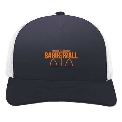 manton-hoop-horizon-pacific-headwear-5-panel-trucker-snapback-cap — Navy/White — Front — source sha256 7bd7f50583d813c2060285cce952fdb54358f1e2509624da5cc4198c59d91f5d — Color position 1