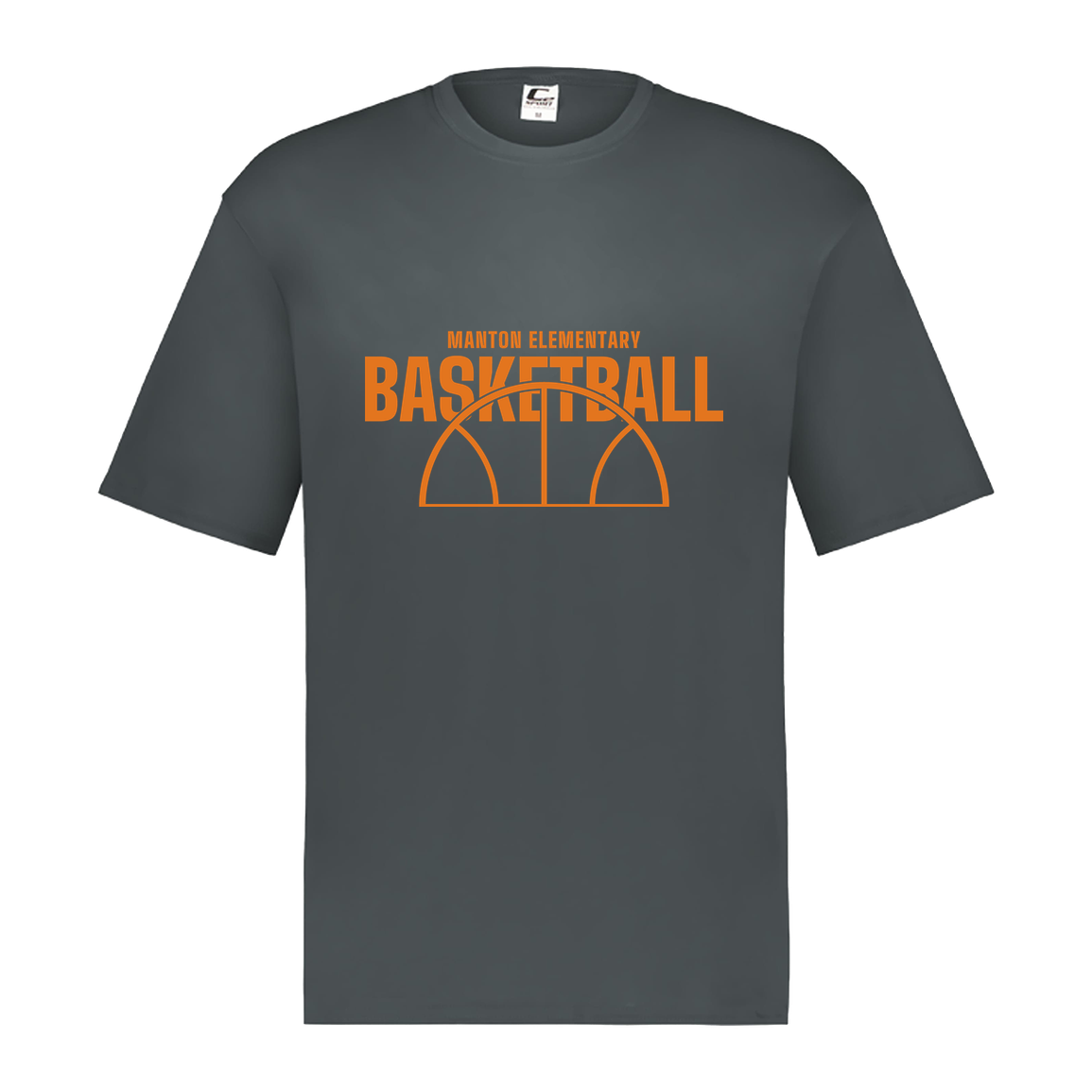 manton-hoop-horizon-c2-mens-performance-short-sleeve-tee — Graphite — Front — source sha256 847f33a7bd8d400b2641941bfbf3aae03d5029bfdf073323a64994d8ab9ad555 — Color position 2