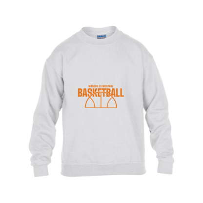 manton-hoop-horizon-gildan-kids-heavy-blend-fleece-crew — White — Front — source sha256 9b587f956362e830e91c6919652a0c4e488d19e5e73dd9174bf61f428005f091 — Color position 4