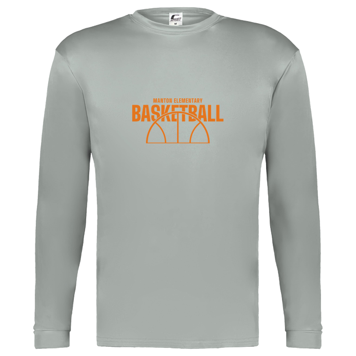 manton-hoop-horizon-c2-kids-performance-long-sleeve-tee — Silver — Front — source sha256 d32a987a7e4383a83dda0fc167206bed35e9958c1e4faab818fc1de36cc7a29c — Color position 3
