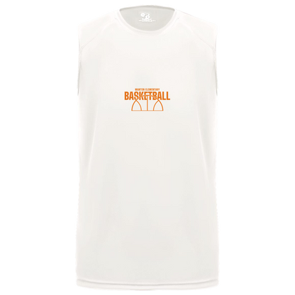 manton-hoop-horizon-badger-b-core-sleeveless-performance-tee — White — Front — source sha256 dbeec9a15d73035b76d43e4912d9924613d61b1217b173f1002ccb820ac8f4d4 — Color position 4
