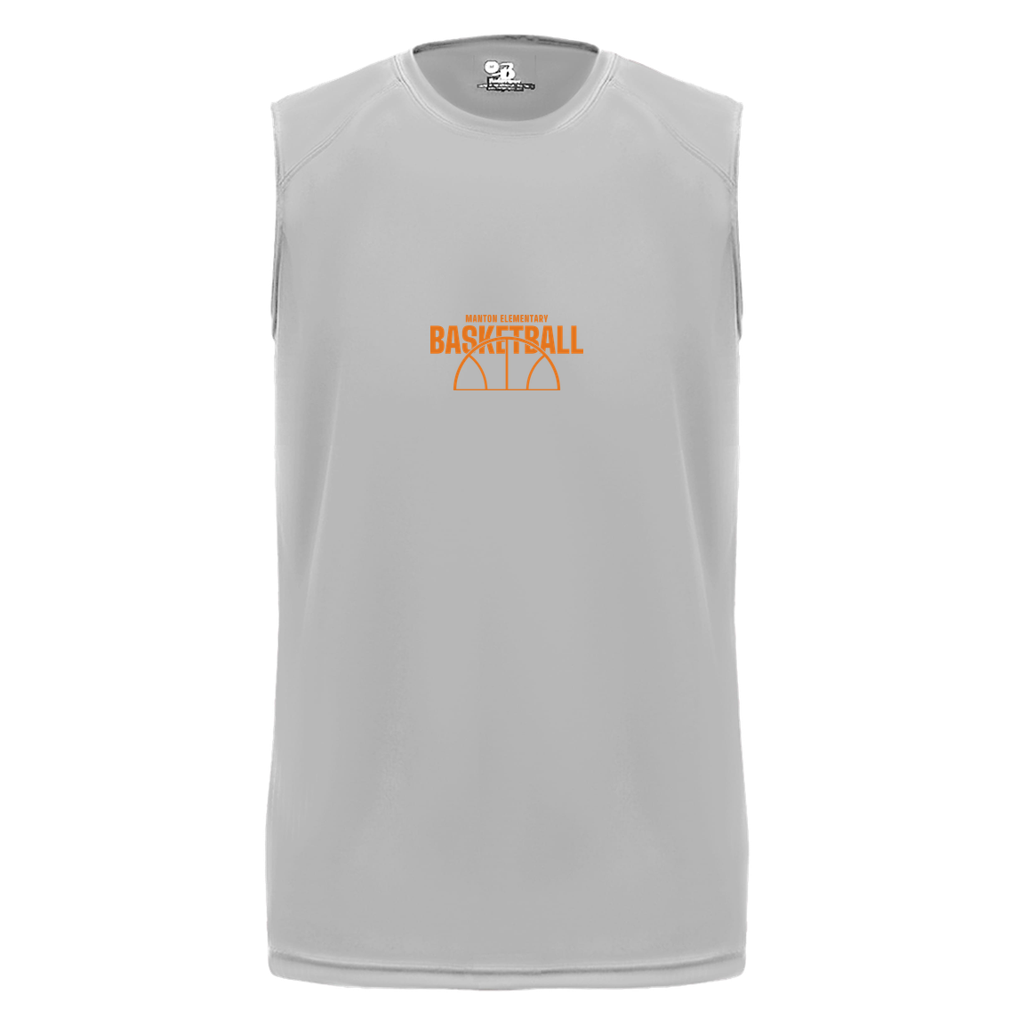 manton-hoop-horizon-badger-b-core-sleeveless-performance-tee — Silver — Front — source sha256 e237df0ddbebfb55c0fb06a7bd391f6d17e7cb95024529db41cf27978da9e004 — Color position 3
