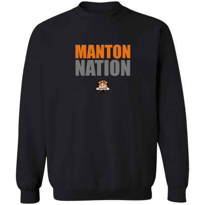 manton-nation-stack-gildan-crewneck-pullover-sweatshirt — Black — Front — source sha256 149797d643c666c4e3bf4fe91c2df4f614033f1d5d45161ee61e8b673208f2c2 — Color position 2