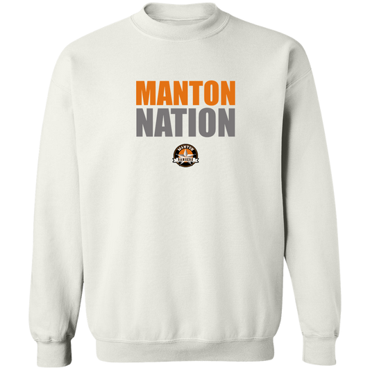 manton-nation-stack-gildan-crewneck-pullover-sweatshirt — White — Front — source sha256 400daa9e6ec5bbd0103c06dcfcbb467dd8bb99d2eedf0808bee14e6825d8c299 — Color position 1