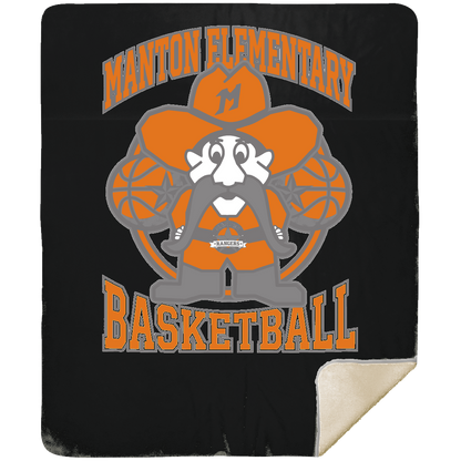 manton-ranger-mascot-hoops-mshm-premium-sherpa-blanket-50x60 — Black — Front — source sha256 04373913977209f8bbc789bb28c4546a94484f53ce8799075802042444b47a27 — Color position 2