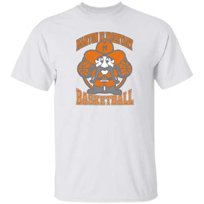 manton-ranger-mascot-hoops-gildan-5-3-oz-t-shirt — White — Front — source sha256 0f3f1d723ae32a6fd2cf67c6fac1cd7abd815337c59c03e6f7aeee85c8e4ac64 — Color position 3