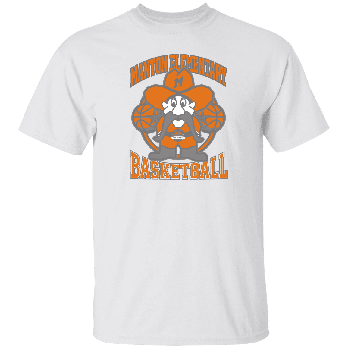 manton-ranger-mascot-hoops-gildan-youth-5-3-oz-100-cotton-t-shirt — White — Front — source sha256 0f3f1d723ae32a6fd2cf67c6fac1cd7abd815337c59c03e6f7aeee85c8e4ac64 — Color position 1