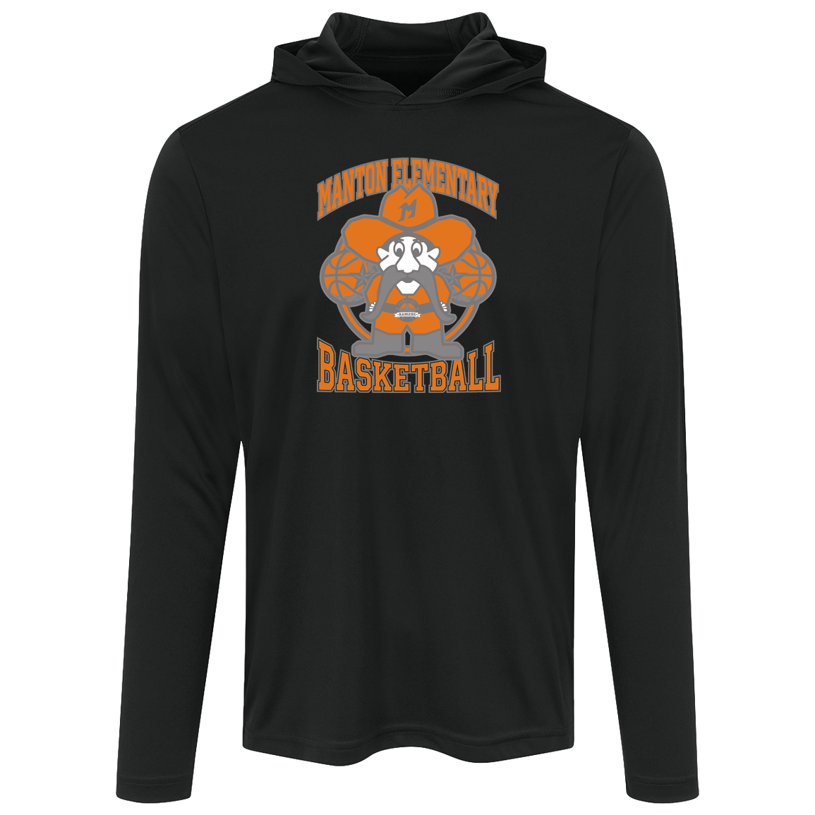 manton-ranger-mascot-hoops-sport-tek-mens-competitor-hooded-tee — Black — Front — source sha256 189c4944d0d278516338c25aeef879f67f546e78aaf4b5c650cfea8a8b320e2a — Color position 1