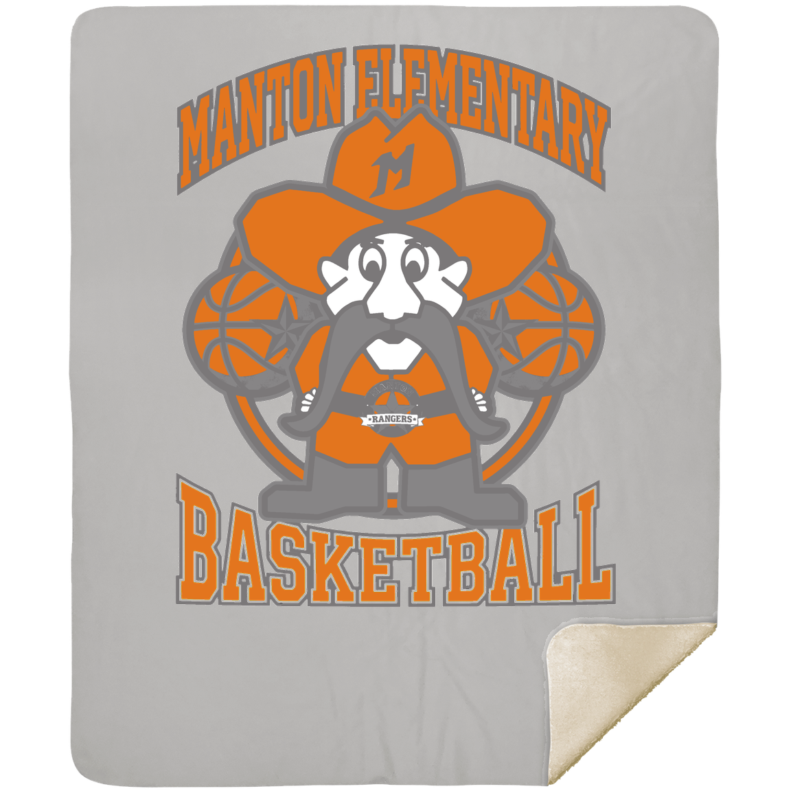manton-ranger-mascot-hoops-mshm-premium-sherpa-blanket-50x60 — Silver — Front — source sha256 1dae61293efaa86d20b95e552880b76eed6701d07fe06c335d3e06a109722984 — Color position 4