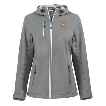 manton-ranger-mascot-hoops-clique-womens-eco-stretch-softshell-jacket — Slate — Front — source sha256 213cd6692b2f95887c61a1d263a1d4b7413bb44c35c8b40741a8564deecea7f7 — Color position 2