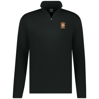 manton-ranger-mascot-hoops-c2-mens-1-4-zip-pullover — Black — Front — source sha256 25956c428cc2152656dff14052bb6bd9be7849b352fdea4c3c531c6c74a5ce7c — Color position 1