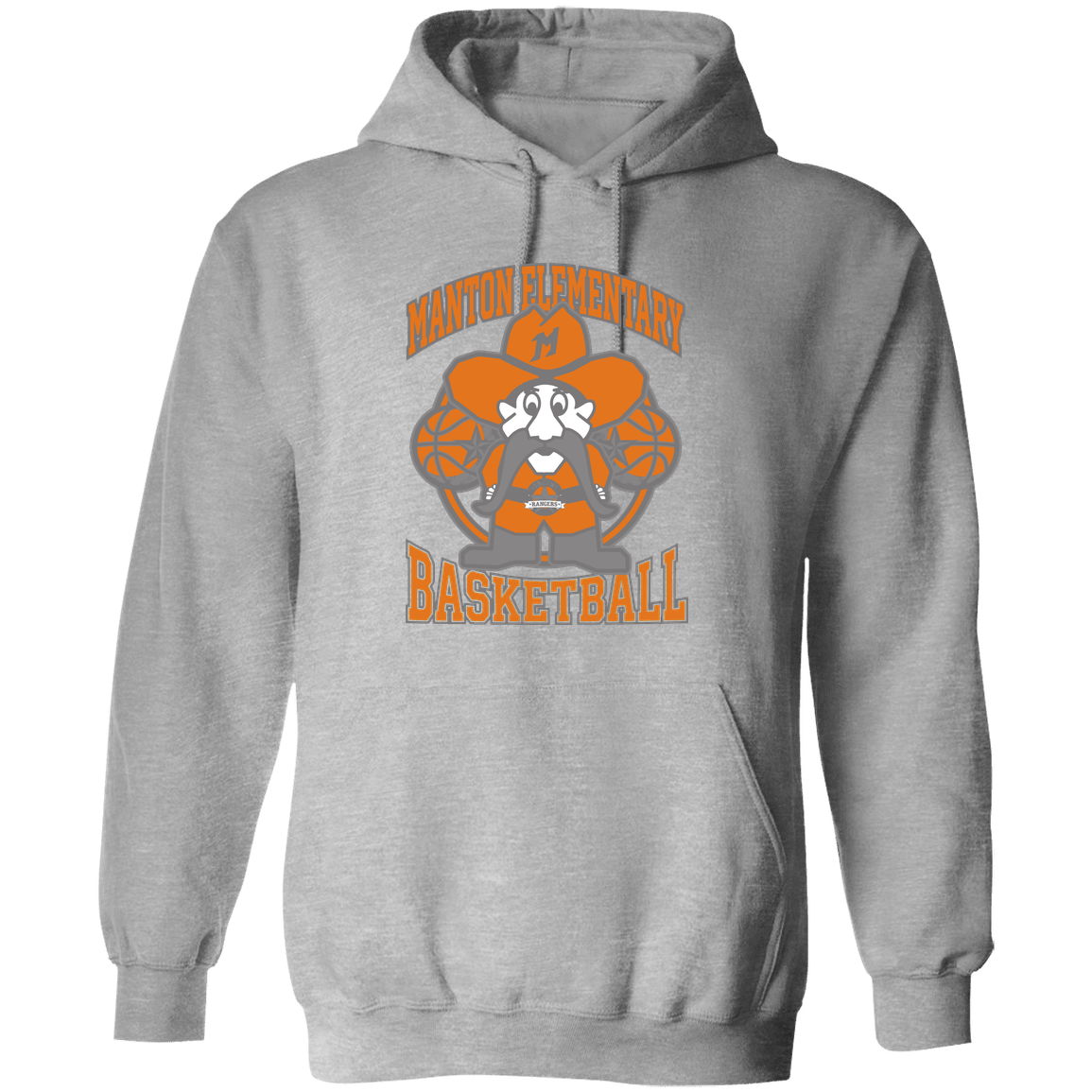 manton-ranger-mascot-hoops-gildan-pullover-hoodie — Sport Grey — Front — source sha256 2720ef97d6f5a74cf7ef24e08ade844fada1e71510fc503f26dd38e8faee41fb — Color position 2